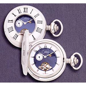 Colibri 500 Series Moon & Sun Jeweled Mechanical Pocket Timepiece PWS-96005-N