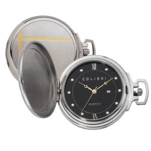 Colibri Stainless Steel & 14KT Gold Pocket Watch PWQ-96817-S