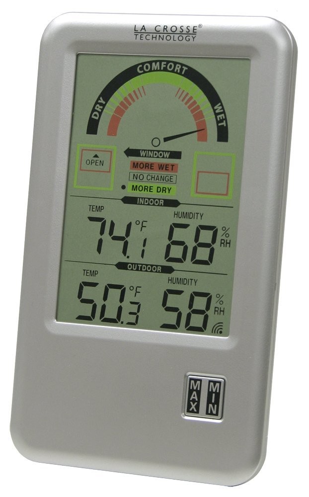 La Crosse Technology  WS-9170U-IT  Comfort Meter with In/Out Temperature & Humidity