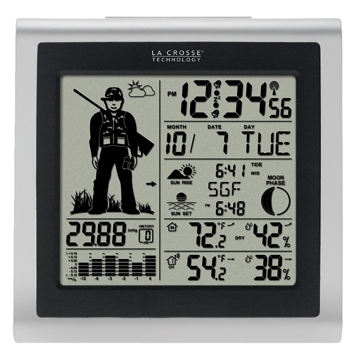 La Crosse Technology 308-1451H Wireless Forecast Station with Hunter Icon