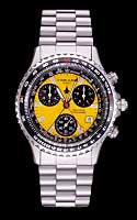 Chase-Durer Squadron Commander Chronograph - Yellow Dial