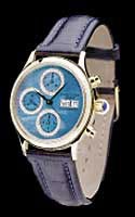 CHASE-DURER Couture Collection 84 Diamonds, 18K Solid Gold Case, Blue MOP Dial