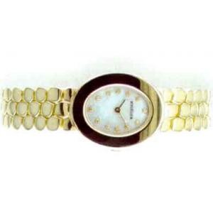 Krieger Lady's Yellow Pearl 18kt Gold Diamond Dial MGD-128-137