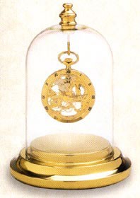 Colibri Presentation Dome Gold Tone Clock PWB-109