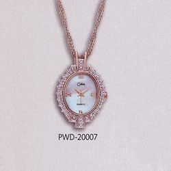 Colibri Genuine Diamond Pendant Watch PWD-20007