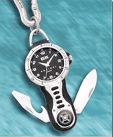 Colibri CX Gear Sport Compass Knife Clip Timepiece PWS-95657