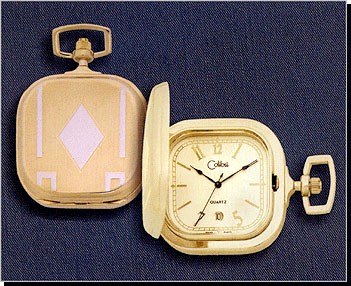 Colibri Swiss Quartz Engravable Date Pocket Timepiece PWS-96710-N