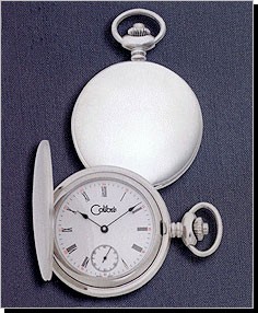 Colibri Elite Heirloom Stainless Steel Mechanical Pocket Timepiece