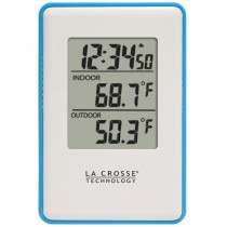 La Crosse Technology LTD 308-1910 Blue Wireless Temperature Station