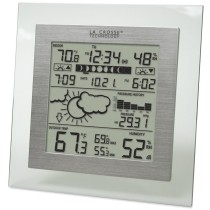 La Crosse Technology WS-9257U-IT Wireless Barometer Station with Forecaster, Moon Phase, In/Out Temperature, Humidity