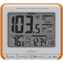 La Crosse Technology 308-179OR Wireless Temperature Station with Trends and Alerts