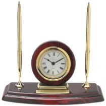 Ambassador Clock with 2 Pens