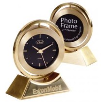 Gold Onyx Clock