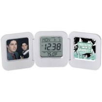 LCD Trio Clock and 2 Photo Frames