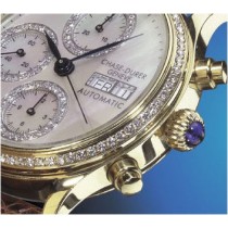 CHASE-DURER Couture Collection 156 Diamonds, 18K Solid Gold Case, MOP Dial