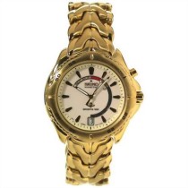 Seiko Kinetic SKH228 Gold-Tone with Ivory Dial Kinetic Windward Watch Mens