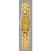 Pulsar Ladies Gold-Tone Watch with Gold Face PEX382