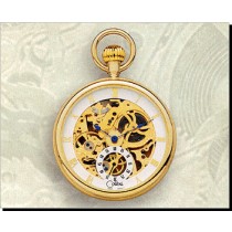 Colibri 500 Series Skeleton Jeweled Mechanical Pocket Timepiece PWS-95960