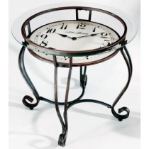 Seth Thomas Weathered Brown Coffee Table Clock CBR-1005