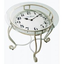 Seth Thomas Weathered White Coffee Table Clock CWH-1004