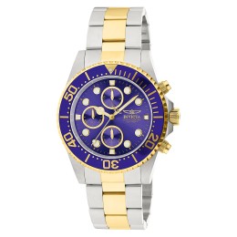 Invicta Men's 1773 Pro Diver 18k Gold Ion-Plating and Stainless Steel Watch