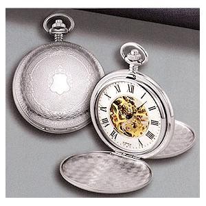 Colibri 500 Series Skeleton Jeweled Mechanical Pocket Timepiece PWS-95809-S