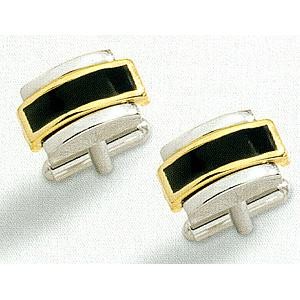 Colibri Coordinating Collection Two Tone Cuff Links ACL-10100