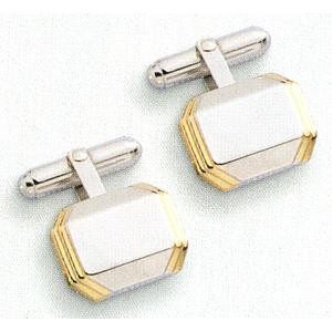 Colibri Coordinating Collection Two Tone Cuff Links ACL-11100-W