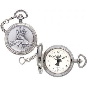 Colibri Old World Series Doe & Buck Deer Pocket Timepiece PWQ-96017-S