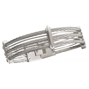 Colibri Stainless Steel Cable Bracelet LBR-102500