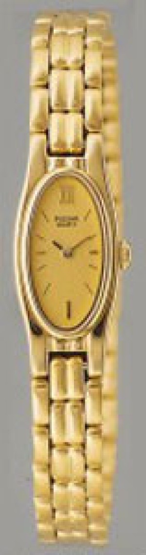 Pulsar Ladies Gold-Tone Watch with Gold Face PEX382
