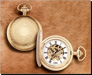 Colibri 500 Series Skeleton Jeweled Mechanical Pocket Timepiece PWS-95917