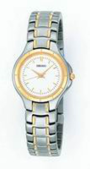 Women's Seiko Two Tone Sport Watch SXGA60