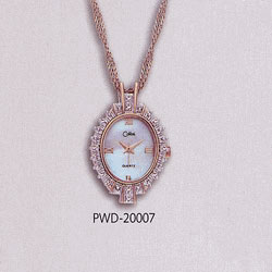 Colibri Genuine Diamond Pendant Watch PWD-20007