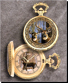 Colibri Wildlife Series Eagle Quartz Pocket Timepiece PWS-95856-S