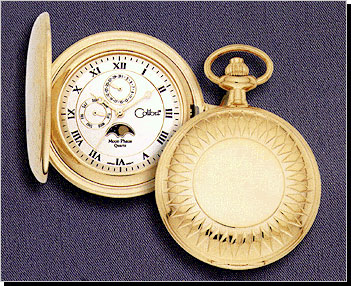 Colibri Moon Phase Chronograph Pocket Timepiece Gift set PWS-95887-E