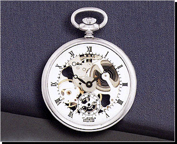 Colibri Heirloom Mechanical Skeleton Pocket Timepiece